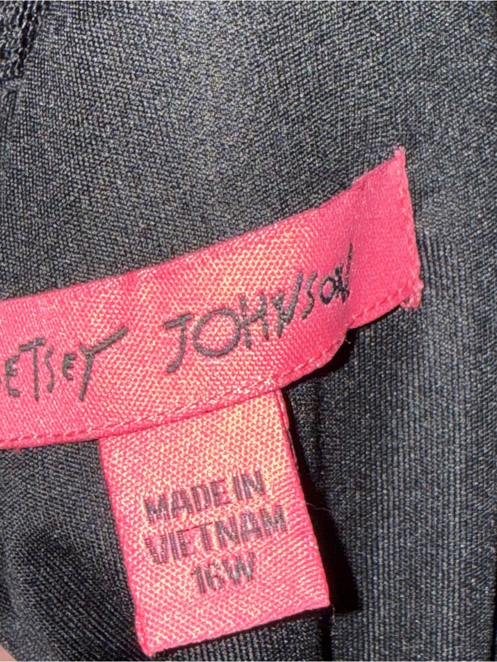 Betsey Johnson Black Maxi Pantsuit with Sheer Polka-Dot Overlay - Picture 5 of 5